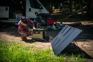 Connecting Goal Zero Nomad solar panel to Yeti X series portable power station