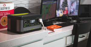 Goal Zero Yeti X power station powering up a home