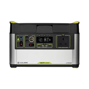 Front of Goal Zero Yeti 1000X 230V Type G (Three-Pin) Socket Portable Power Station
