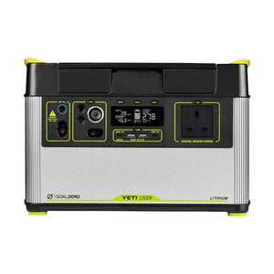 GOAL ZERO YETI 1500X 230V PORTABLE POWER STATION TYPE G SOCKET (FRONT)